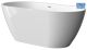 Kanso Bath Contemporary Oval White BSM203W