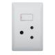 Eurolux Single Socket Outlet 4X2 16A ES18