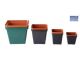 RJE Square Pots 17.5cm Green (CP130G)