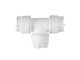 Polyfit Tee Equal 22mm White FIT222