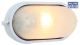 Eurolux Bulkhead Oval Small No Grid White B59W