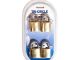 Tri Circle Padlock 38mm Brass Set 4 Keyed Alike KA264-4