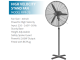 Fresco 30in High Power Pedestal Fan