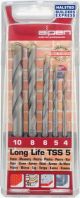 Alpen Masonry Drill Bit Long Life Set 5Pce