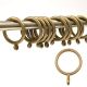 Fixit Curtain Hooks Galv/Brass Small x 20