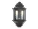 Eurolux Wall Half Lantern 2 Bulb Black O50B