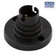 Eurolux Lamp Holder PVC Black B22 EA177BK