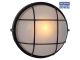 Eurolux Bulkhead Round Large c/w Grid Black B41B