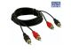 Ellies Cable B/P 2RCA to 2RCA BP2R/2R3 3m