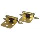 Gelmar Self Closing Hinge 3 Knuckle Brass Plated 10