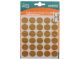 Gelmar Stick On Covers Oak 12mm 140Pc 5196