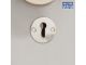 Safe Top Escutcheon Plate Round Nickel Plated