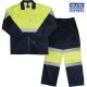 Javlin Worksuit 4641 Hi-Vis Yellow/Navy Size 48 Poly Cotton