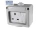 ACDC Single Socket 13A Weather Proof IP55