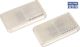 MotoQuip Clear Oblong Self Adhesive Reflector (Pair)