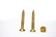 Tassburg S/Brass Wood Screw Csk 4.0 x 30mm Pack 25