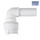 Polyfit Elbow Spigot 22mm White FIT1022