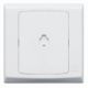 MK RJ11 4 wired Telephone socket S4817 WHI-SA