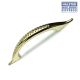 Gelmar Bow Handle Stippled Plastic Gold 96mm 8155