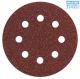 Bosch Sandpaper Round-80g 115mm Prep (A17)