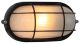 Eurolux Bulkhead Oval Small c/w Grid Black B58B