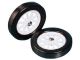 Kedla Castor Wheel 160mm PVC Spoked (Pair)