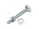 Safe Top Cup Square Bolt and Nut 10X65mm P5