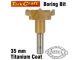 Tork Craft Cup Hinge Wood Boring Bit 35mm Titanium Coated