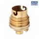 Eurolux Lamp Holder Brass B22 c/w Earth Screw EA182