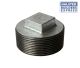 Galvanised Hollow Plug 25mm